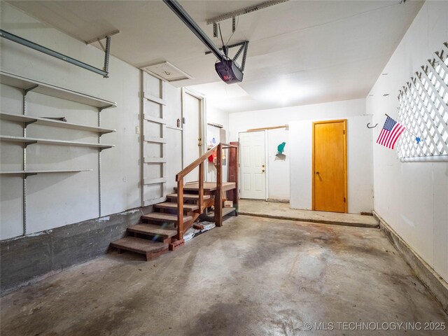 1508 E Seminole Ave, Mcalester, OK 74501 - garage featuring a garage door opener