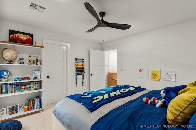 1035 E 36th Pl, Tulsa, OK 74105 - carpeted bedroom featuring ceiling fan