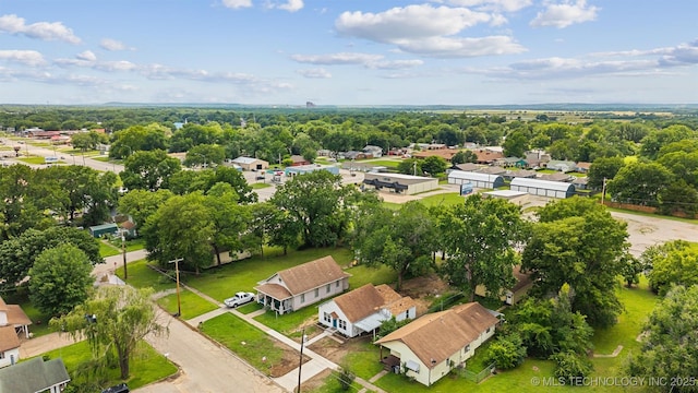 107 S Wyandotte Ave, Dewey, OK 74029 - aerial perspective of suburban area