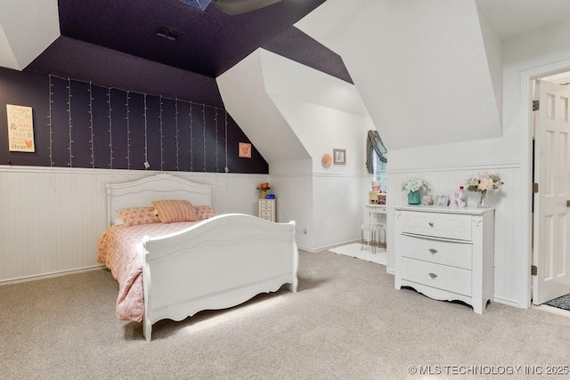 9703 S 100th E Ave, Tulsa, OK 74133 - bedroom featuring carpet and a wainscoted wall