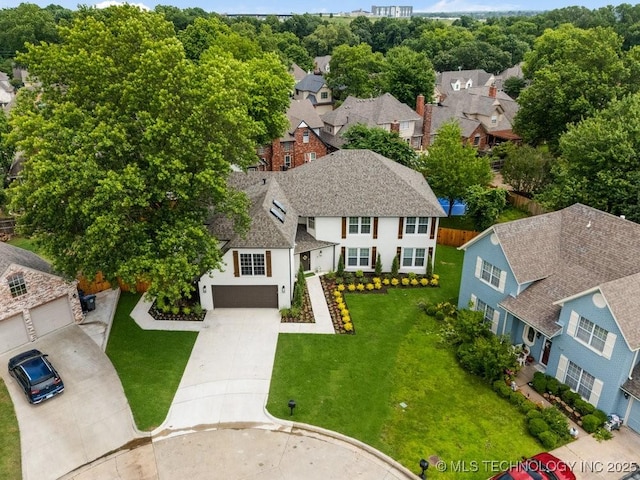 9703 S 100th E Ave, Tulsa, OK 74133 - aerial view of residential area
