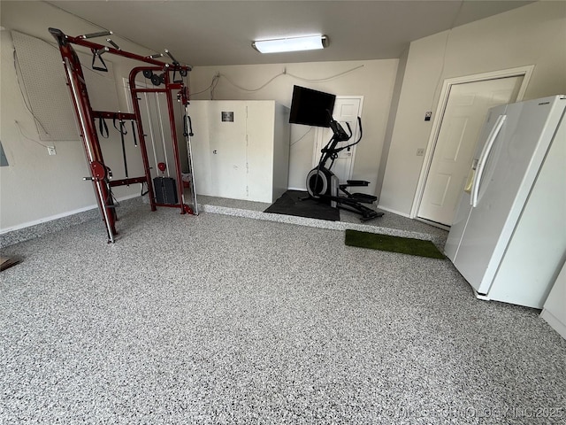 9703 S 100th E Ave, Tulsa, OK 74133 - workout room featuring baseboards
