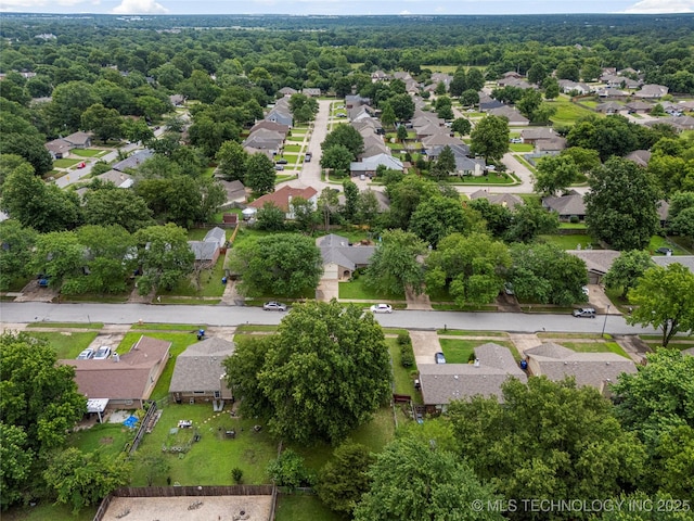 4504 S Cedar Ave, Broken Arrow, OK 74011 - aerial perspective of suburban area