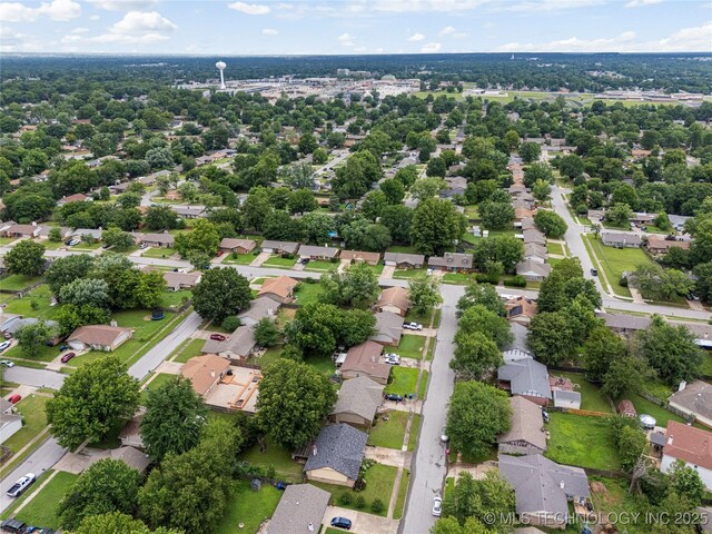 4504 S Cedar Ave, Broken Arrow, OK 74011 - aerial view of residential area