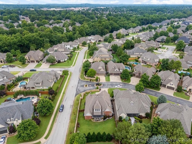 9402 E 109th St S, Tulsa, OK 74133 - aerial view of residential area