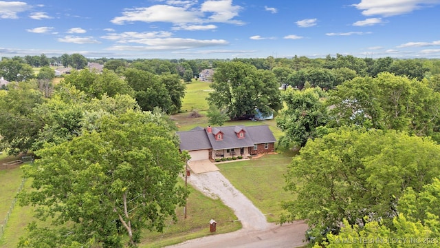 9065 E Prairie View Dr, Claremore, OK 74019 - view of subject property featuring a tree filled landscape