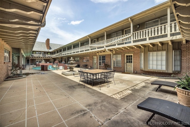 4517 S Peoria Ave Unit 31A, Tulsa, OK 74105 - surrounding community with a patio