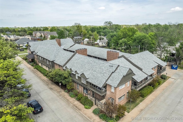 4517 S Peoria Ave Unit 31A, Tulsa, OK 74105 - aerial perspective of suburban area