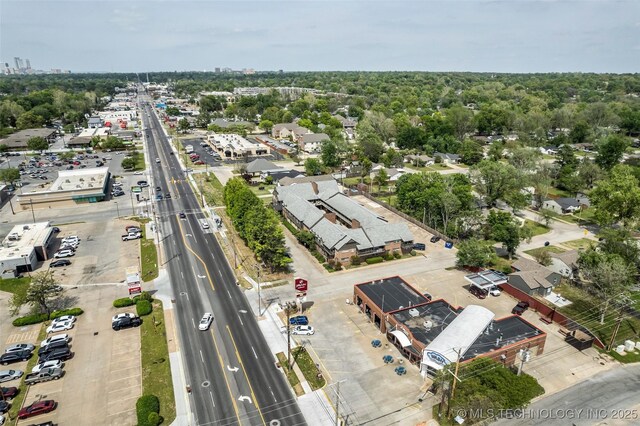 4517 S Peoria Ave Unit 31A, Tulsa, OK 74105 - aerial view of property's location with a highway
