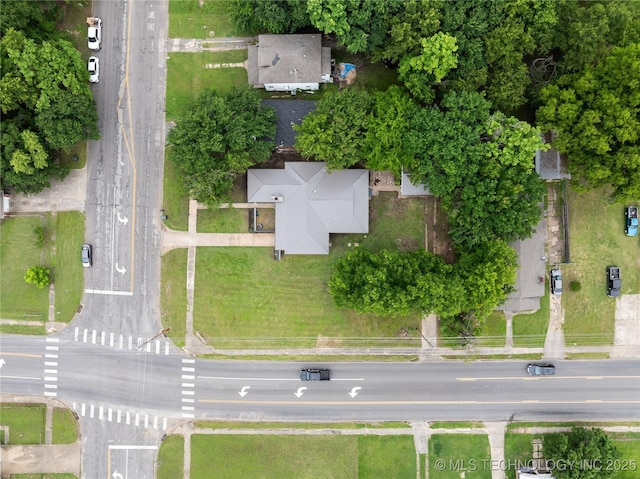 575 N 7th St, Muskogee, OK 74401 - aerial view of property's location