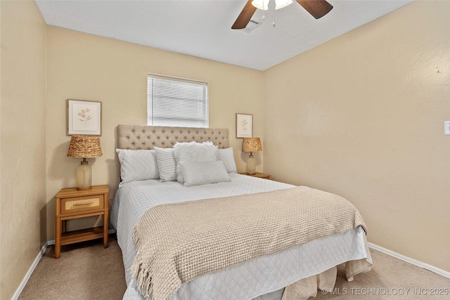 1604 9th Ave NW, Ardmore, OK 73401 - bedroom with carpet flooring and ceiling fan