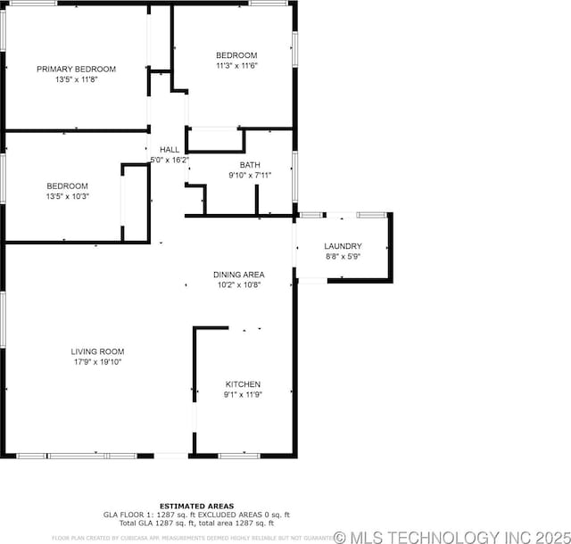 5914 E 26th St, Tulsa, OK 74114 - view of property floor plan