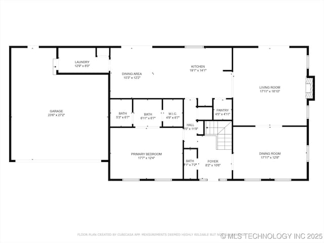 1110 N Renaissance Dr, Sand Springs, OK 74063 - view of floor plan / room layout