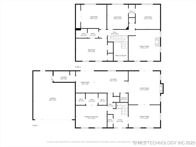 1110 N Renaissance Dr, Sand Springs, OK 74063 - view of property floor plan
