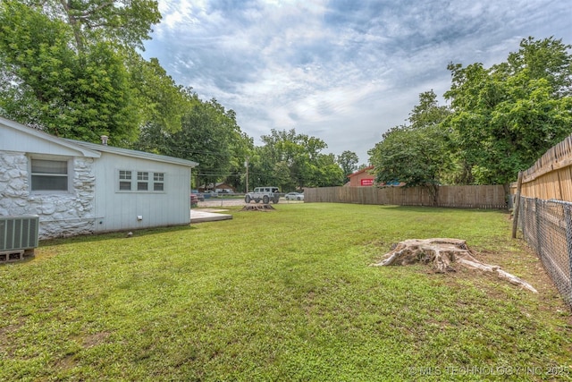705 W Center St, Collinsville, OK 74021 - view of fenced backyard