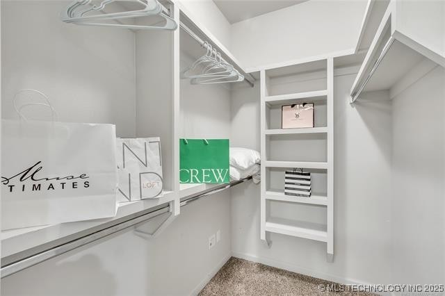1332 N Denver Ave, Tulsa, OK 74106 - spacious closet with carpet