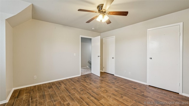 2974 E 77th Pl, Tulsa, OK 74136 - unfurnished bedroom featuring wood finished floors and a ceiling fan
