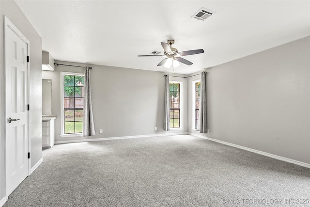 13050 S 143rd Ave E, Broken Arrow, OK 74011 - unfurnished room featuring ceiling fan and carpet floors