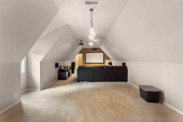 9034 S Maplewood Ave, Tulsa, OK 74137 - carpeted bedroom with lofted ceiling and baseboards