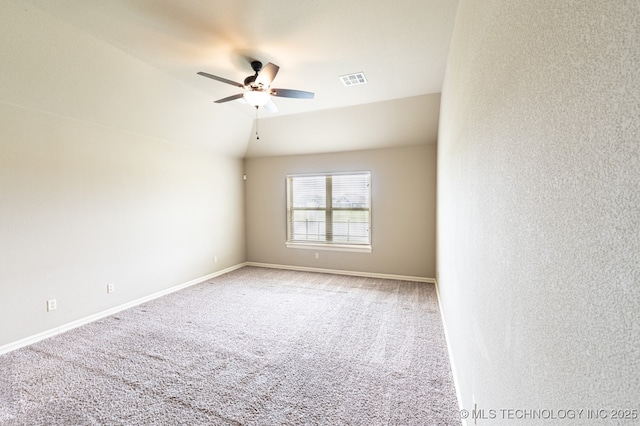 18312 E 46th St, Tulsa, OK 74134 - carpeted empty room featuring ceiling fan and baseboards