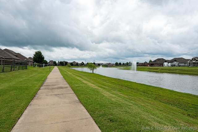 18312 E 46th St, Tulsa, OK 74134 - view of home's community with a water view and a residential view