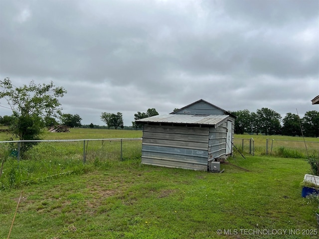 10401 S 359th Ave E, Coweta, OK 74429 - view of shed featuring a view of countryside