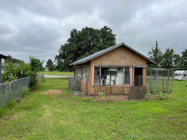 10401 S 359th Ave E, Coweta, OK 74429 - view of property exterior with an outbuilding and exterior structure