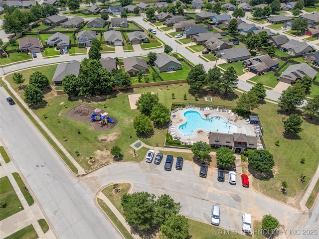10387 S Nathan St, Jenks, OK 74037 - drone / aerial view of a pool