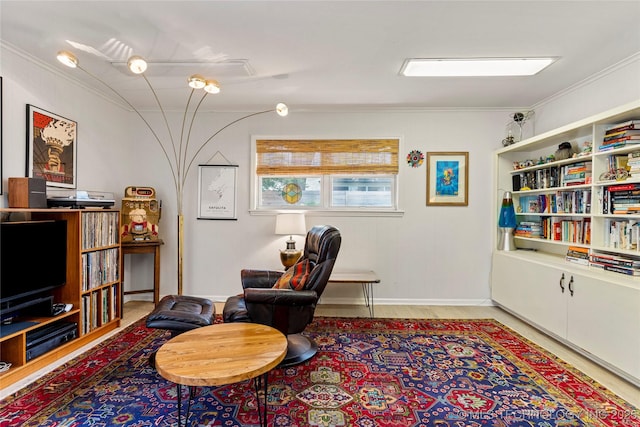 2962 E 56th Ct, Tulsa, OK 74105 - home office featuring light wood-type flooring and ornamental molding