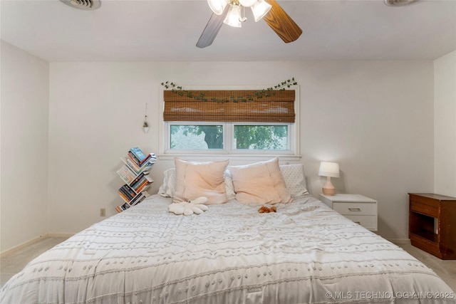 2962 E 56th Ct, Tulsa, OK 74105 - bedroom with carpet and a ceiling fan