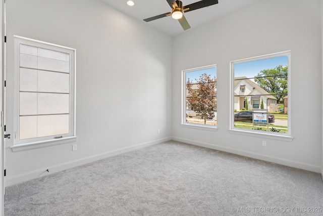 12622 S Granite Ave E, Bixby, OK 74008 - empty room featuring carpet and ceiling fan