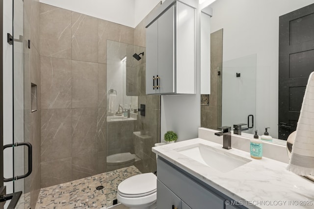 12622 S Granite Ave E, Bixby, OK 74008 - bathroom with vanity and a shower stall