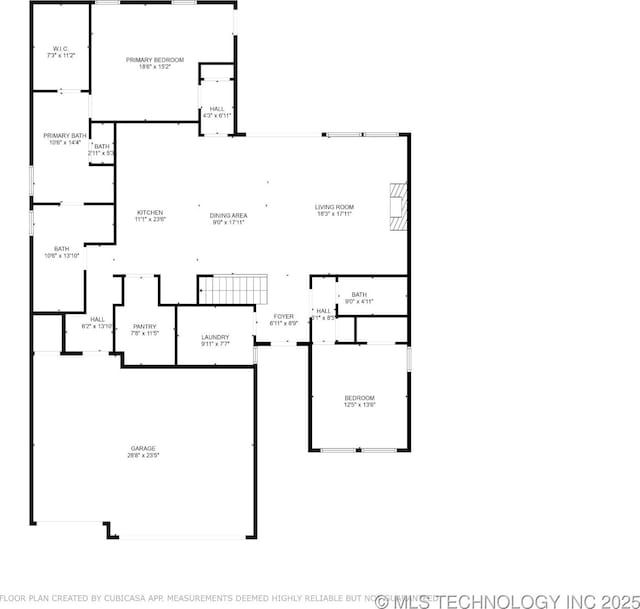 12622 S Granite Ave E, Bixby, OK 74008 - view of property floor plan