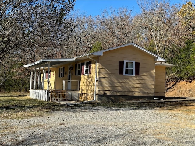 14274 W Clyde Maher, Tahlequah, OK 74464 - manufactured / mobile home with a porch