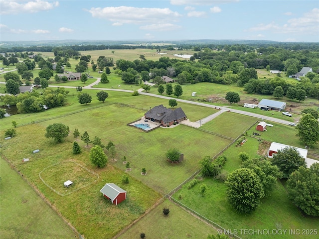 18820 S Kiowa Rd, Claremore, OK 74017 - overview of rural landscape