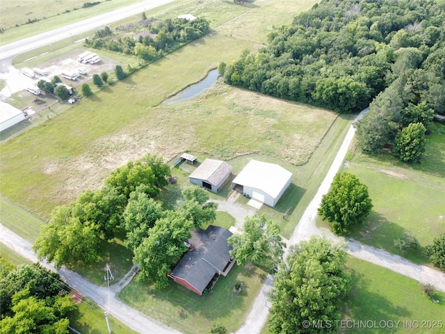 1604 N 2nd Ave, Warner, OK 74469 - aerial view of property and surrounding area