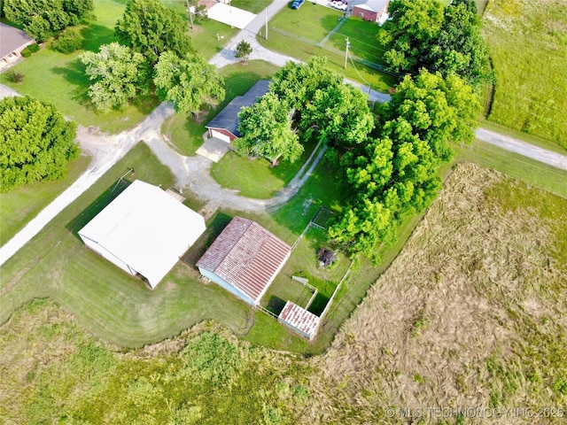 1604 N 2nd Ave, Warner, OK 74469 - aerial view of property and surrounding area