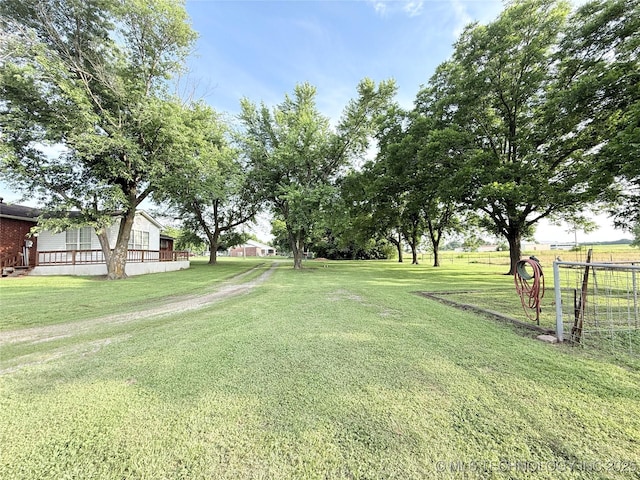 1604 N 2nd Ave, Warner, OK 74469 - view of green lawn