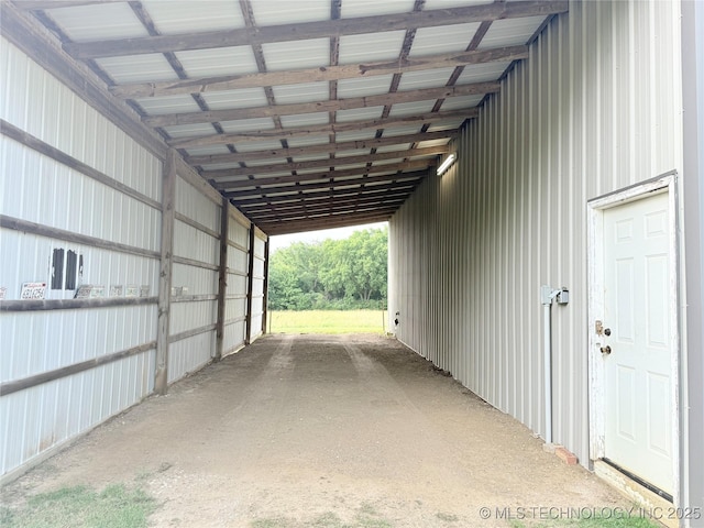 1604 N 2nd Ave, Warner, OK 74469 - view of garage
