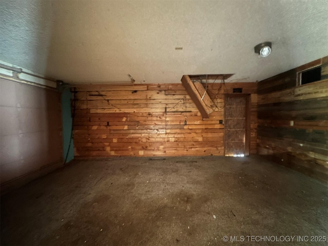 51698 W 139th St S, Drumright, OK 74030 - garage featuring wooden walls