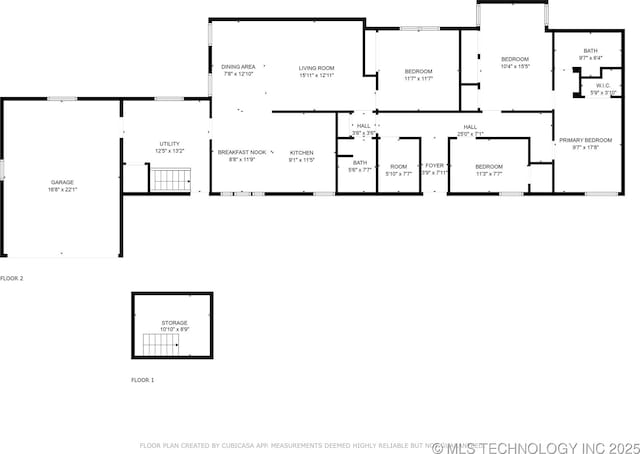 9025 N 156th Rd, Beggs, OK 74421 - view of property floor plan