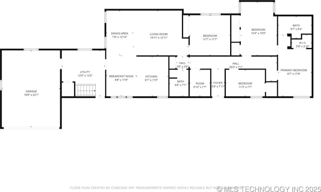 9025 N 156th Rd, Beggs, OK 74421 - view of floor plan / room layout