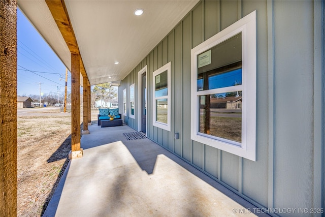 101 Dunn, Caddo, OK 74729 - view of covered porch
