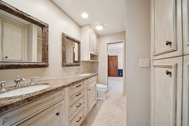 11637 W 86th St S, Sapulpa, OK 74066 - bathroom with double vanity and toilet