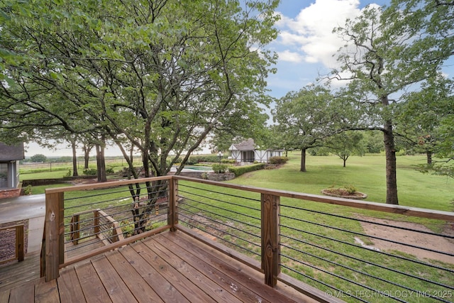 11637 W 86th St S, Sapulpa, OK 74066 - deck with a lawn