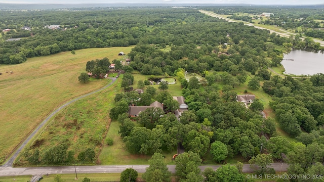 11637 W 86th St S, Sapulpa, OK 74066 - aerial overview of property's location featuring a nearby body of water