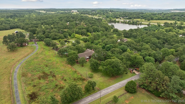 11637 W 86th St S, Sapulpa, OK 74066 - aerial view of a large body of water