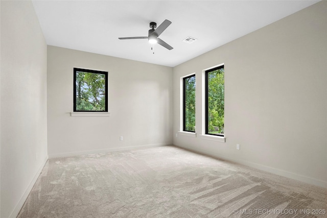 3008 S Boston Ct, Tulsa, OK 74114 - carpeted spare room with a ceiling fan and baseboards