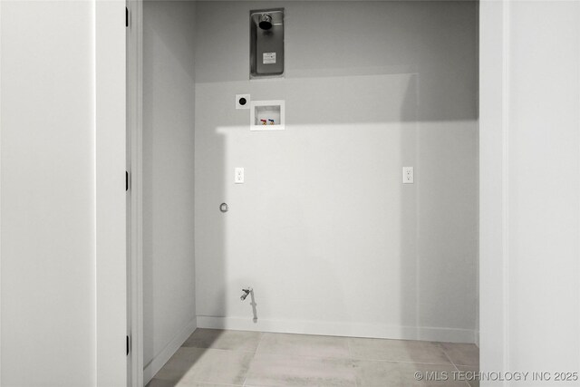 3008 S Boston Ct, Tulsa, OK 74114 - laundry room featuring hookup for a washing machine and light tile patterned floors