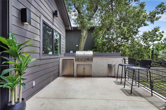 3008 S Boston Ct, Tulsa, OK 74114 - view of patio with area for grilling